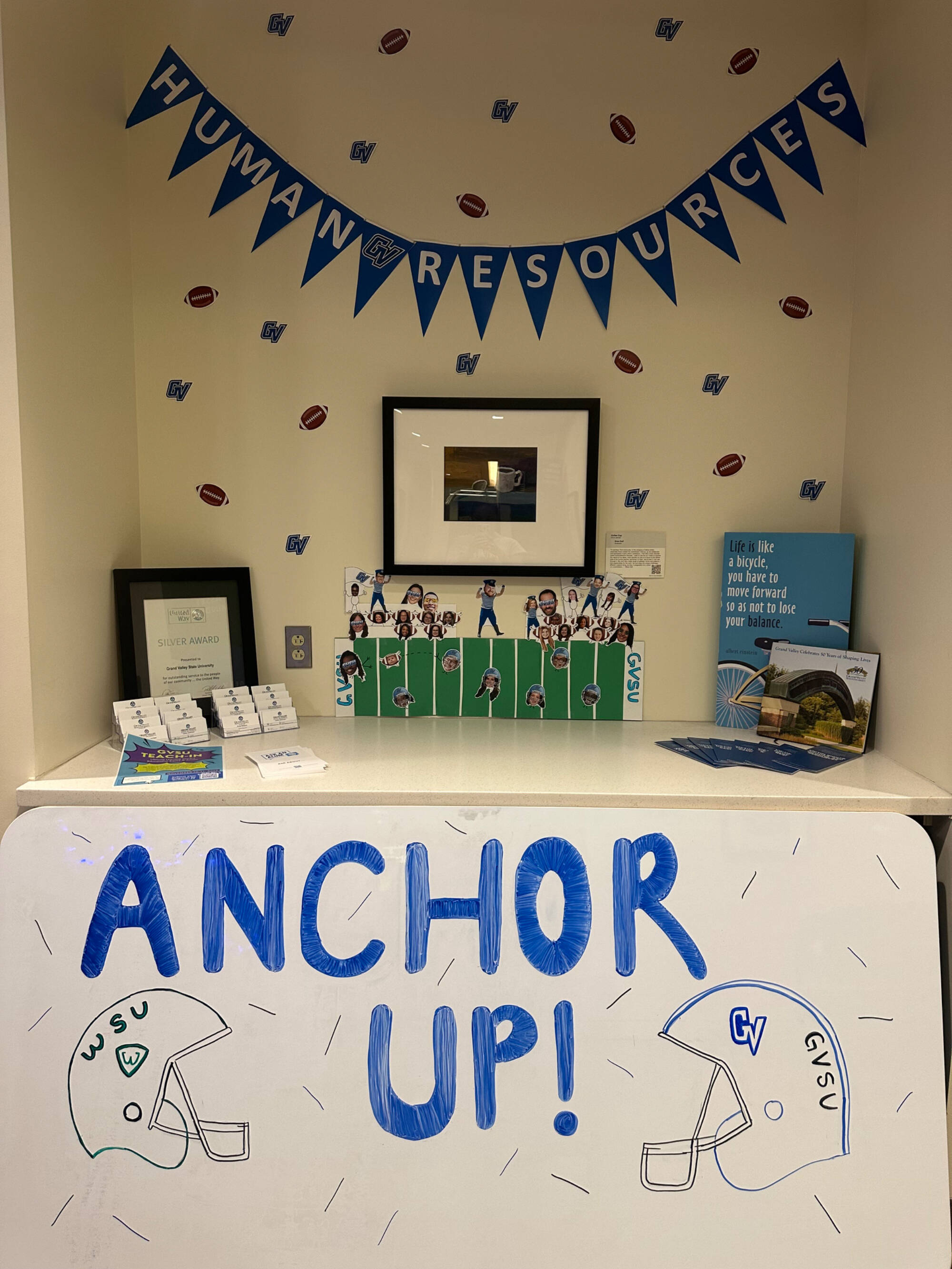 Photo of homecoming decorations